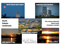 North Dakota Landmarks Notecards